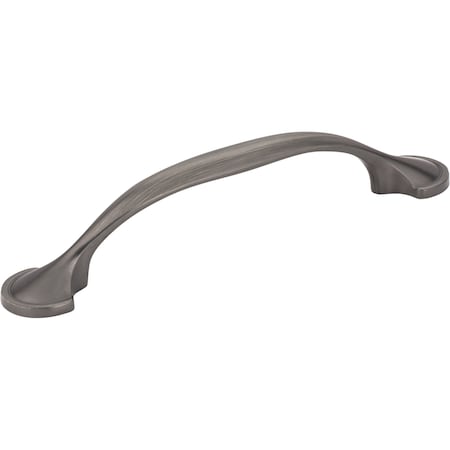 96 Mm Center-to-Center Brushed Pewter Watervale Cabinet Pull